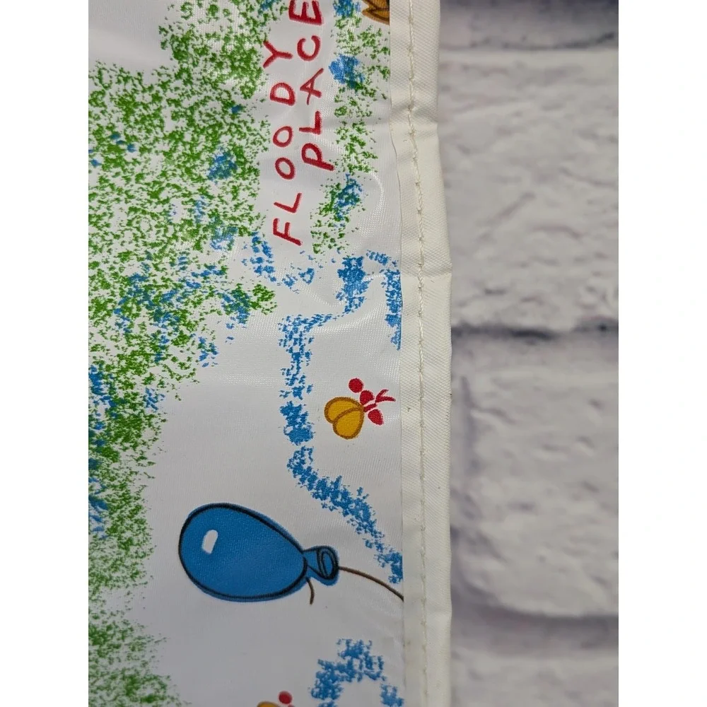 VNTG 1985!🚨Classic Winnie The Pooh Wipeable Activity Play Floor Mat Sensory 38